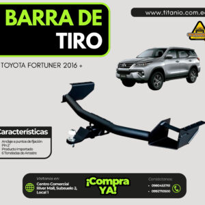 Barra de tiro para Toyota Fortuner 2016+