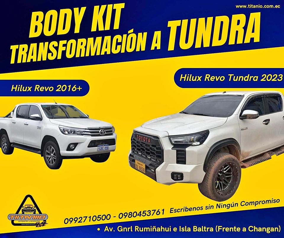 Body Kit Hilux Revo 2016+ New Tundra